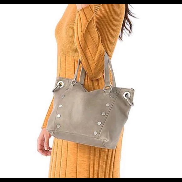 Hammitt Taupe Suede Studded Tote Bag - Picture 2 of 15